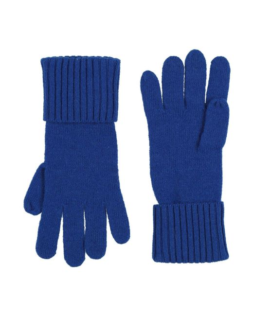 Bikkembergs Blue Bright Gloves Virgin Wool, Polyamide for men