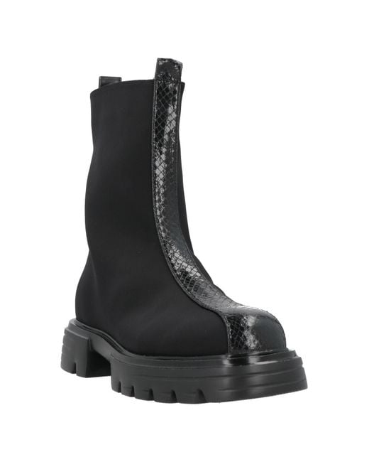 Jeannot Black Ankle Boots