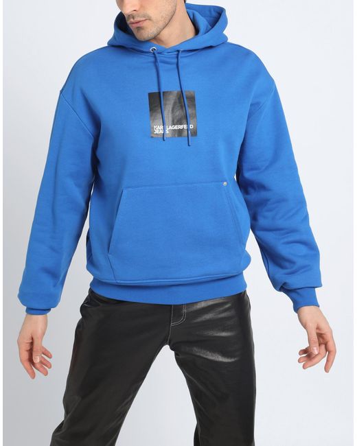 Karl Lagerfeld Blue Sweatshirt for men