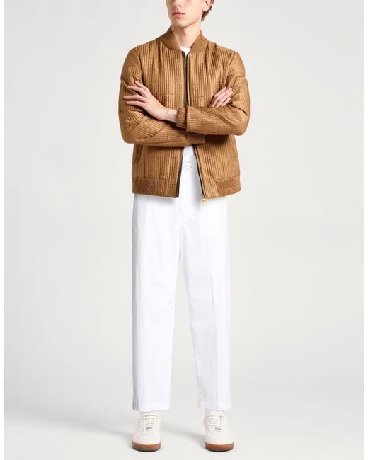 Lardini White Pants Cotton for men