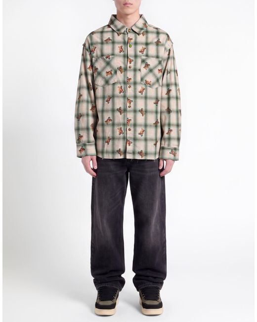 Barrow Green Shirt Cotton for men