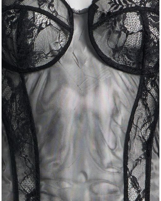 ViCOLO Gray Bodysuit Polyester