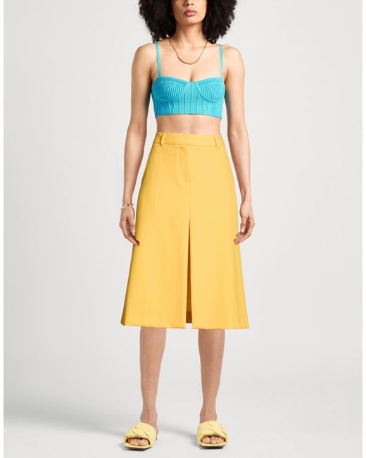Stella McCartney Yellow Midi Skirts