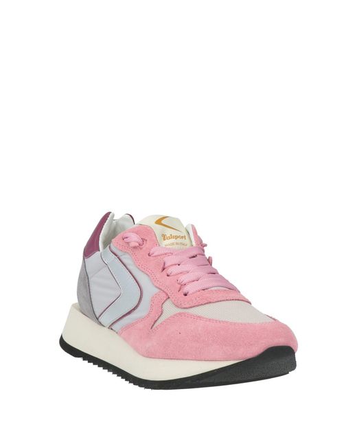 Valsport Pink Sneakers Leather, Textile Fibers