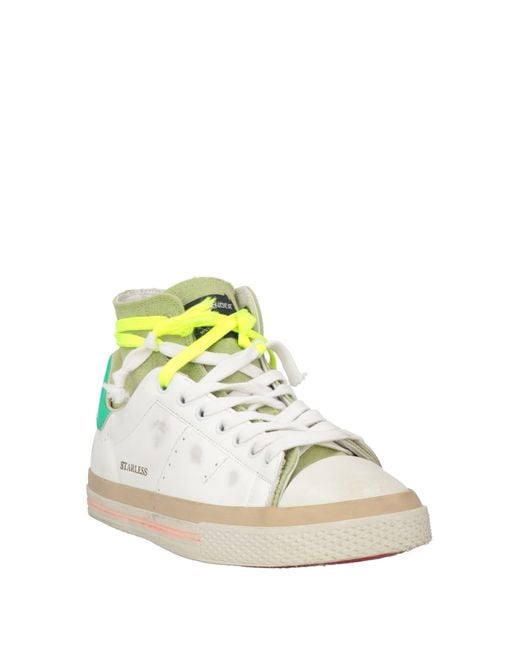 HIDNANDER Yellow Archetypal Sneakers Leather, Textile Fibers