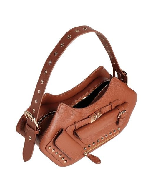 La Carrie Brown Shoulder Bag
