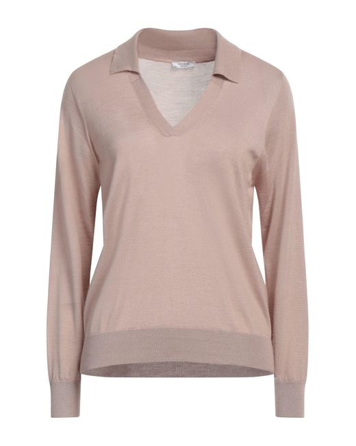 Peserico Pink Light Sweater Cashmere, Silk