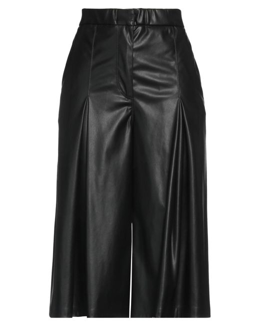 Semicouture Black Cropped Pants