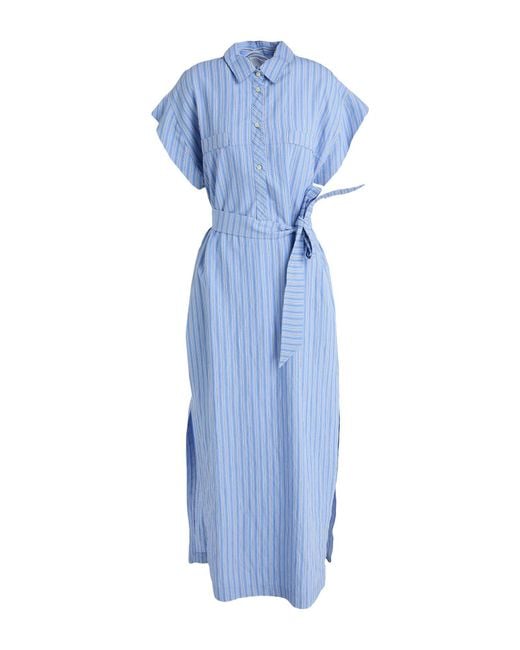 8pm Blue Maxi Dress Cotton