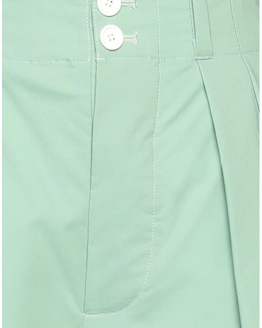 Plan C Green Shorts & Bermuda Shorts