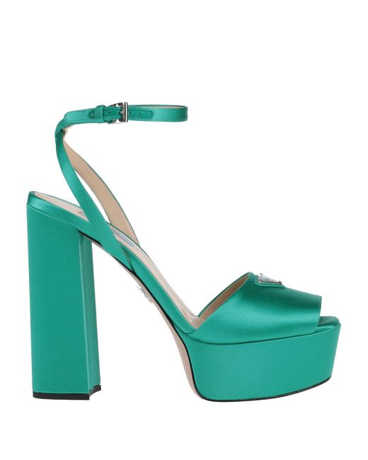 Prada Sandals in Green Lyst UK