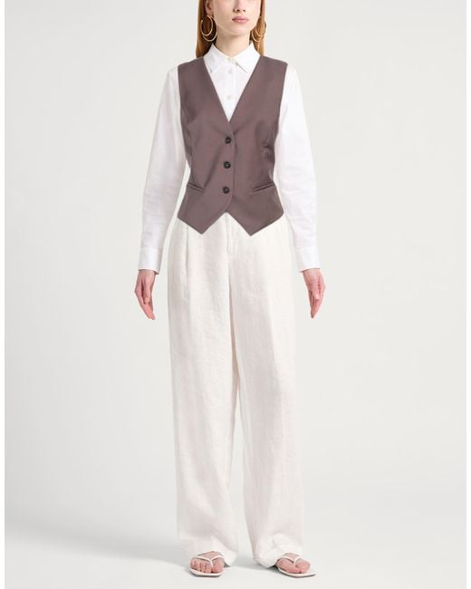 Dixie Brown Tailored Vest Polyester, Viscose, Elastane