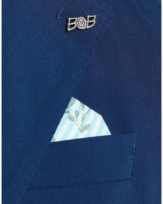 Bob Blue Midnight Suit Polyester, Viscose, Elastane for men