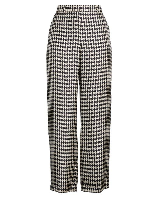 Max Mara Gray Pants Silk