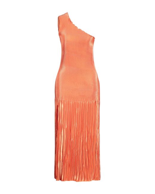 LIDEE Woman Orange Maxi Dress