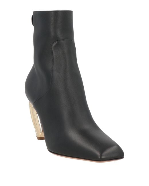 Dior Black Ankle Boots Leather