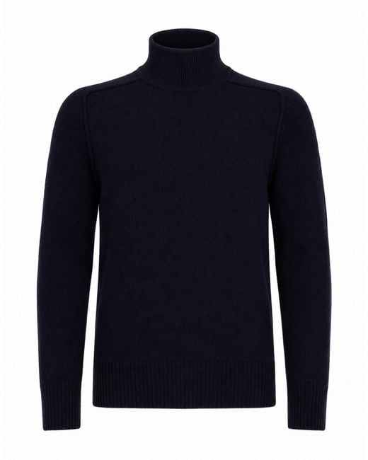 Paolo Pecora Blue Turtleneck for men