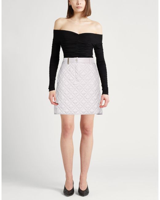 Peserico White Mini Skirt