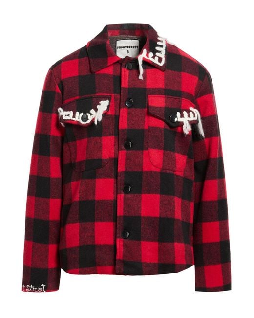 FRONT STREET 8 Red Jackets for men