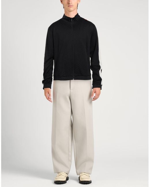 Just Cavalli Black Sweatshirt Polyamide, Cotton for men