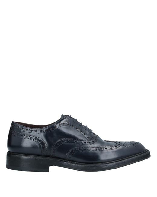 Green George Blue Lace-up Shoes for men