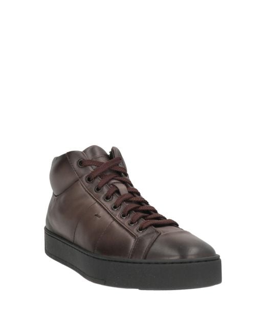 Santoni Brown Sneakers for men