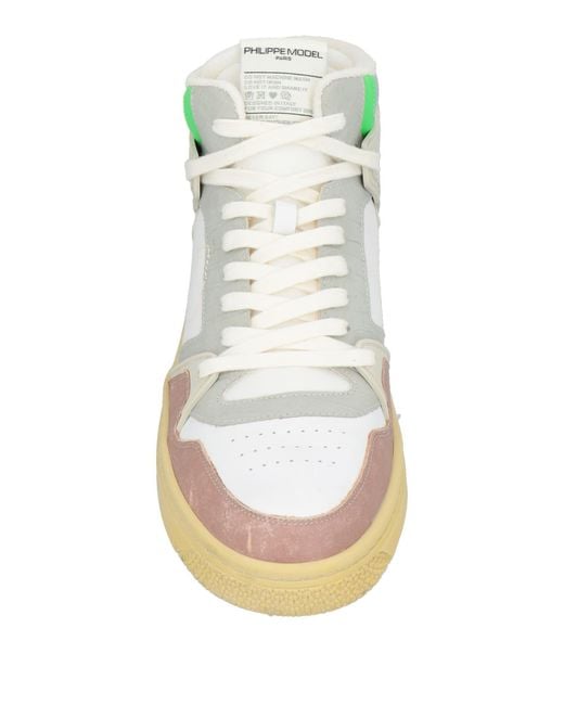Philippe Model White Sneakers for men