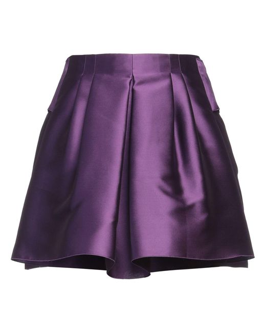 Alberta Ferretti Purple Shorts & Bermuda Shorts