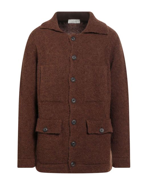 FILIPPO DE LAURENTIIS Brown Cardigan for men
