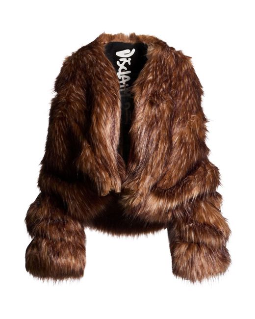 DISCLAIMER Brown Shearling & Teddy