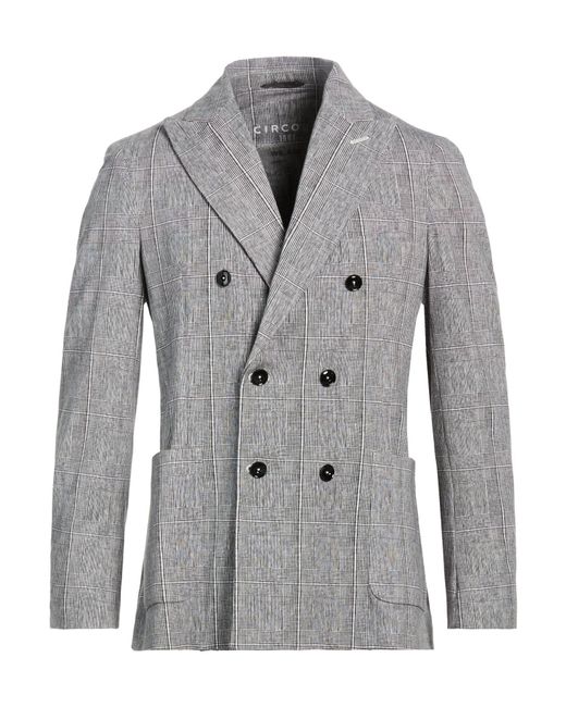 Circolo 1901 Gray Blazers for men