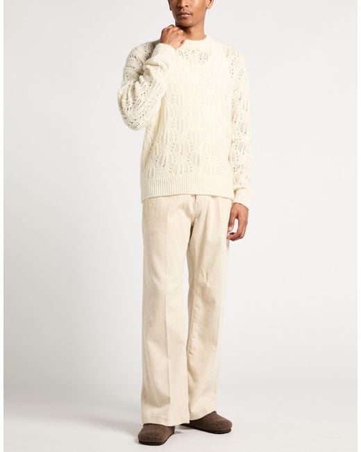 ATOMOFACTORY White Ivory Sweater Polyamide, Alpaca Wool, Wool for men