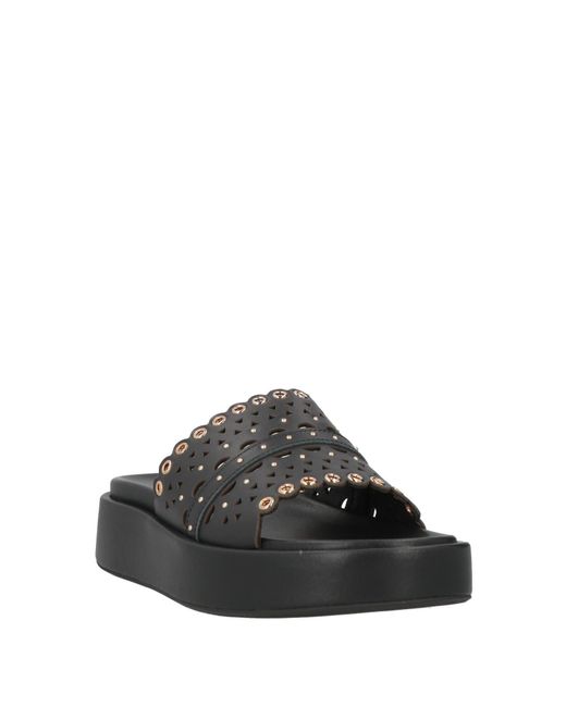 Emanuélle Vee Black Sandals