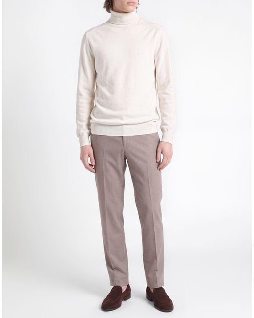 Fedeli White Turtleneck for men