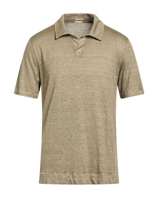 Massimo Alba Natural Polo Shirt Linen, Cotton for men