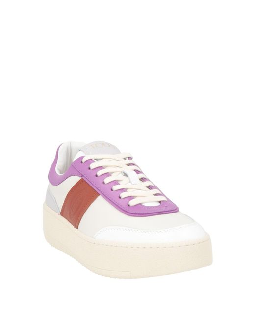 Tod's Pink Sneakers Leather