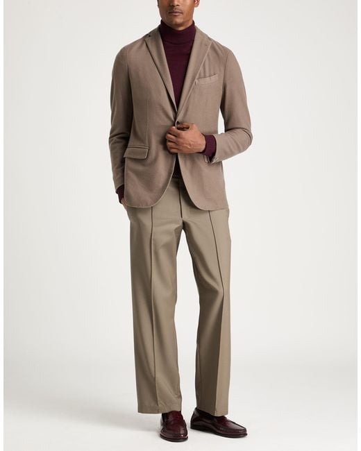 Boglioli Brown Khaki Blazer Wool for men