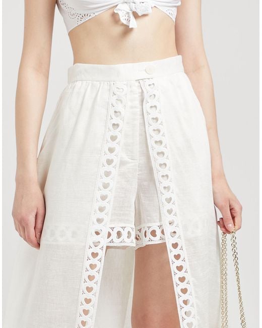 Sandro White Shorts & Bermudashorts