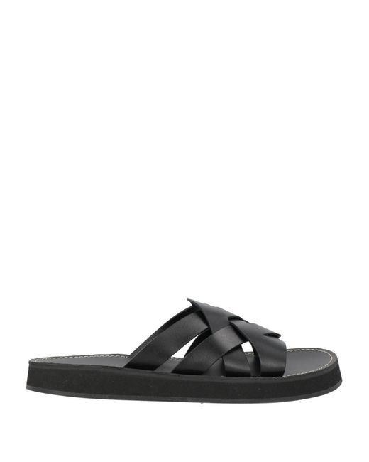 Hereu Black Sandals for men