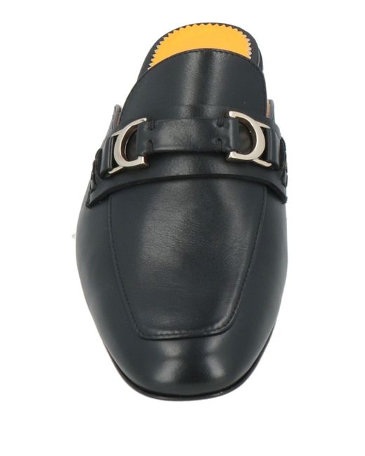 Doucal's Black Mules & Clogs
