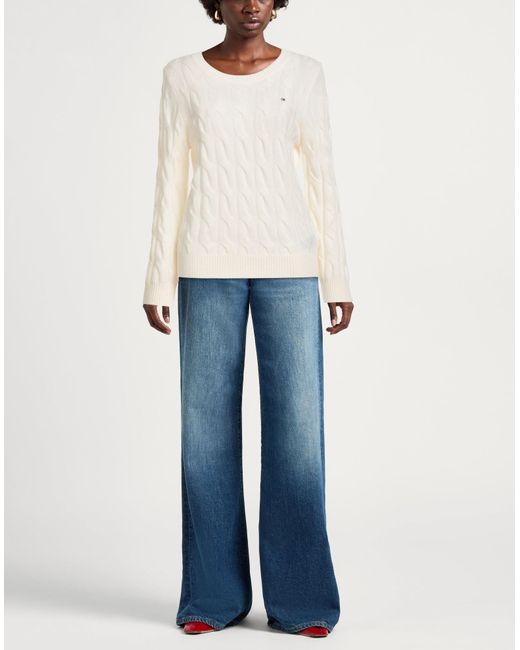 Tommy Hilfiger White Pullover