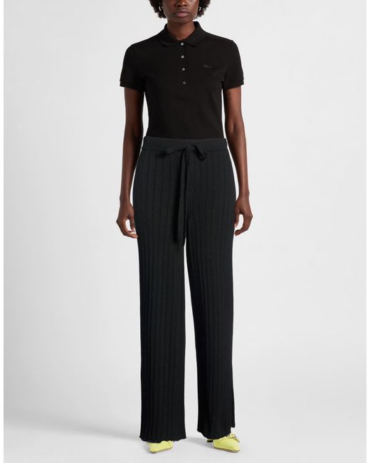 ViCOLO Black Pants Viscose, Polyamide, Wool, Cashmere