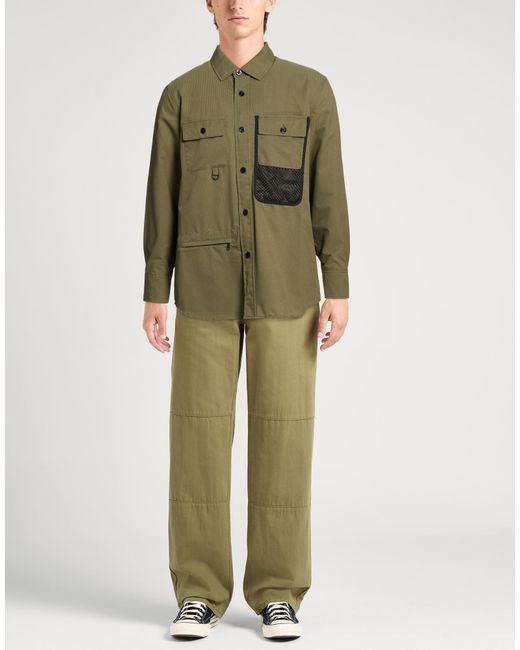 Woolrich Green Shirt Polyester for men