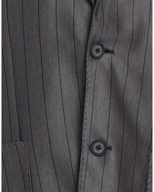 TWENTY-ONE by ANTONIO CARNEVALE Gray Blazer for men