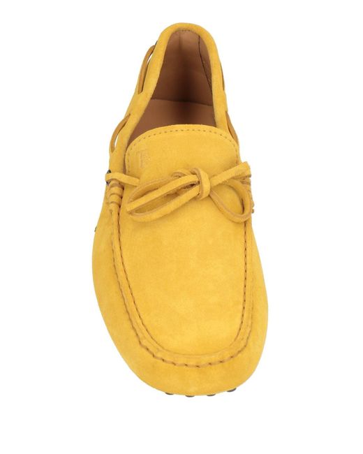 Tod's Yellow Loafers for men