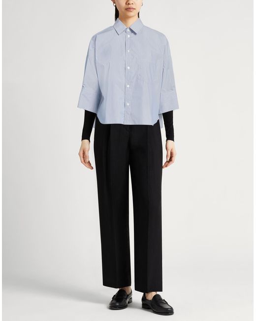 RED Valentino Blue Shirt Cotton, Polyester
