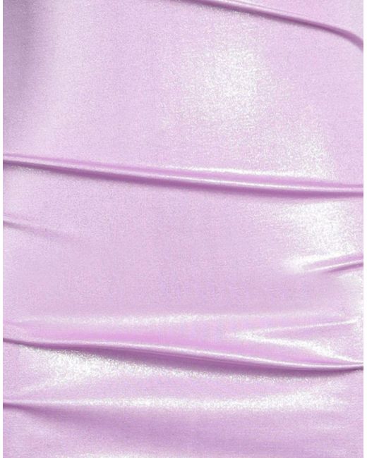 Just Cavalli Purple Midi-Kleid