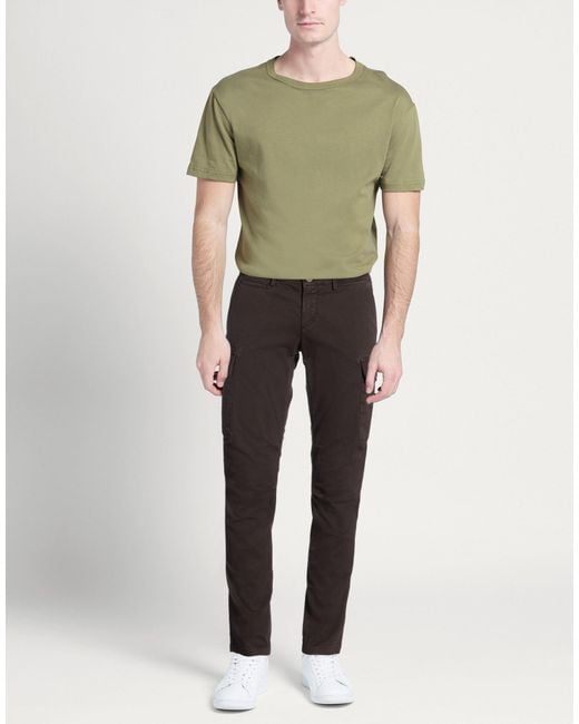 Maison Clochard Gray Pants Cotton, Elastane for men