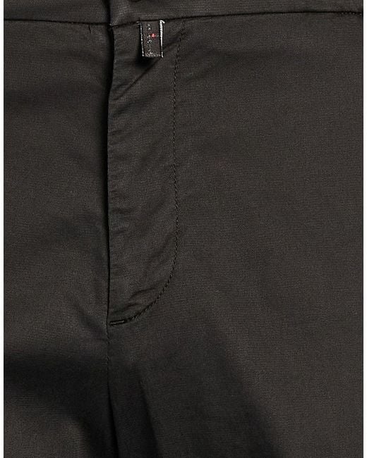 Kiton Gray Pants Cotton, Lycra, Elastane for men