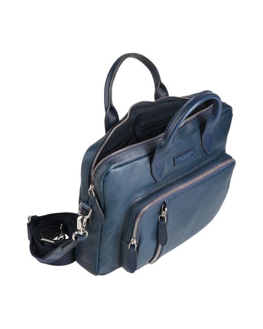 The Bridge Blue Handbag Leather for men